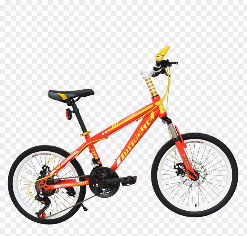 Orange Bike Giant Bicycles Mountain Cycling Hardtail PNG