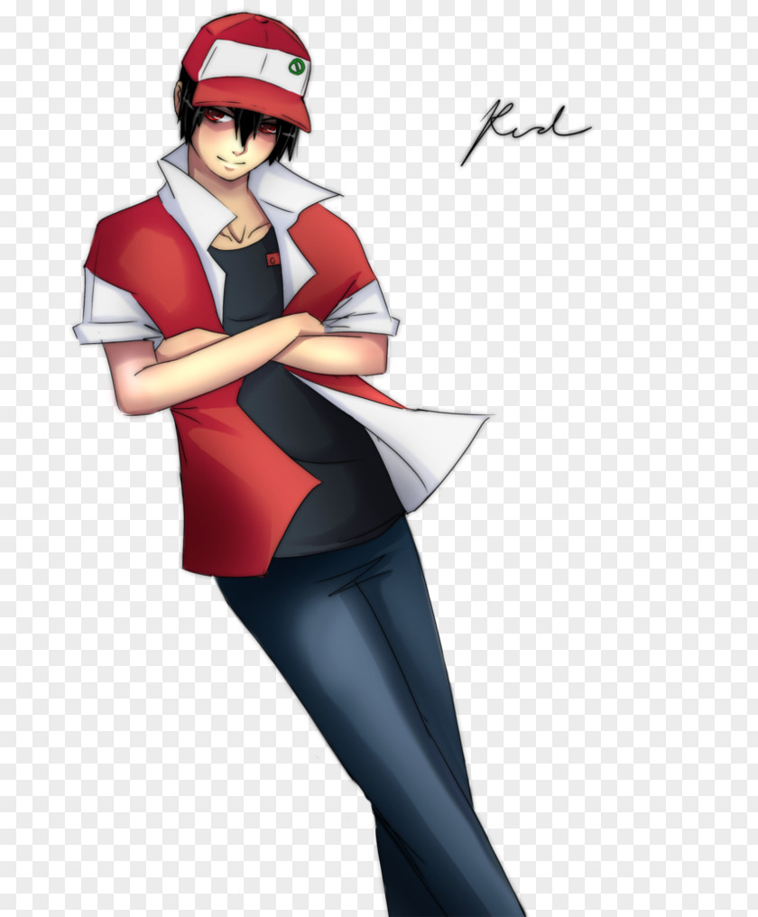 Pokemon Trainer Costume Headgear Character Fiction RED.M PNG