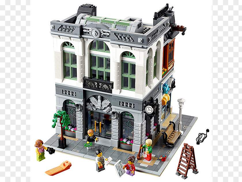 Bank LEGO 10251 Creator Brick Lego Minifigure PNG