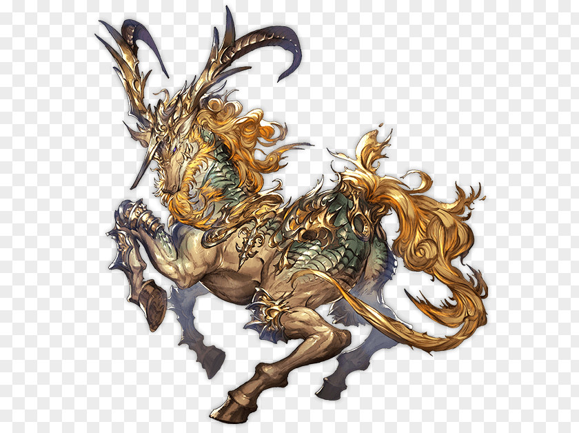 Dragon Granblue Fantasy Yellow Four Symbols Qilin PNG