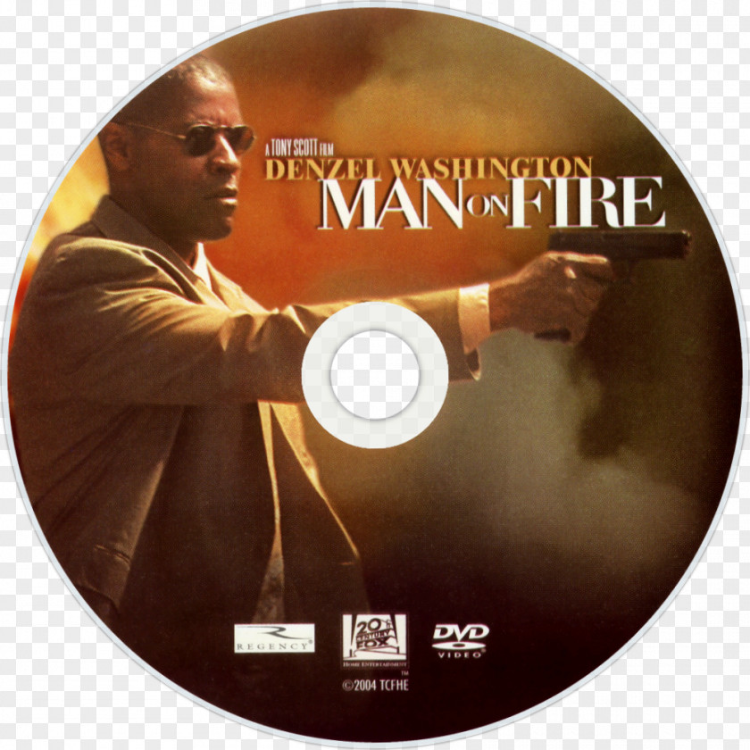 Dvd Denzel Washington Man On Fire DVD Film PNG