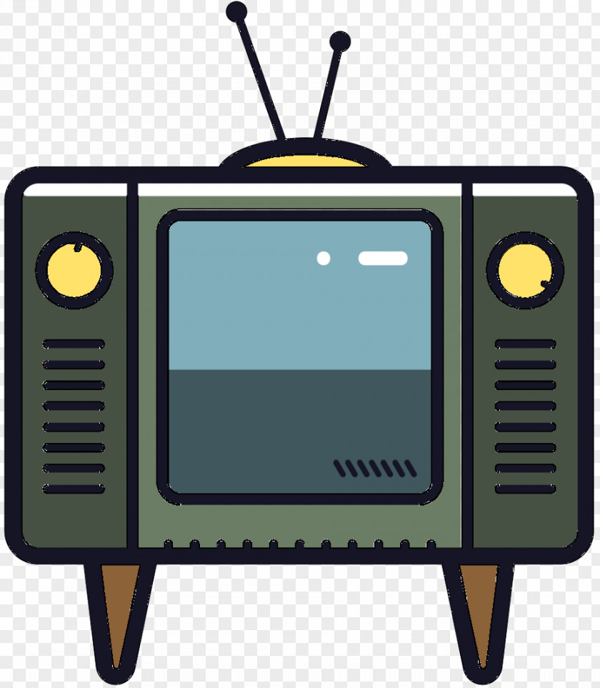 Television Product Design Line Clip Art PNG