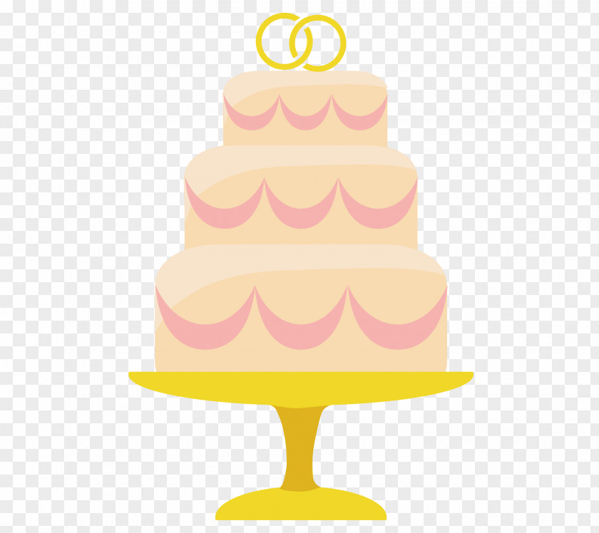 Three Beautiful Wedding Cake Vector Material Sugar Decorating Buttercream Ceremony Supply PNG