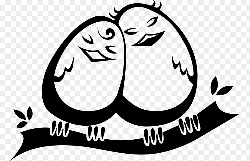 Bird LOVE Clip Art PNG