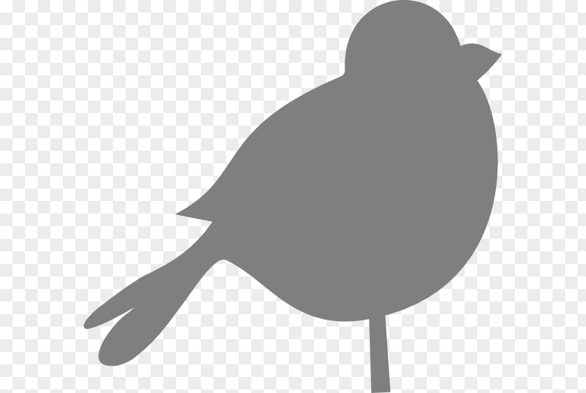 Gray Clipart Bird Clip Art PNG