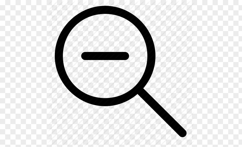 Simple Zoom Out Magnifying Glass Iconfinder Clip Art PNG