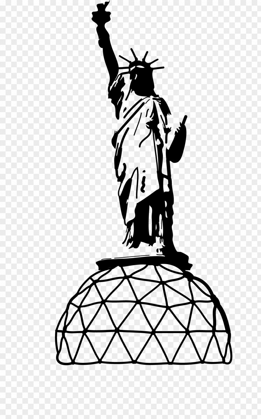 Statue Of Liberty Line Art Drawing PNG