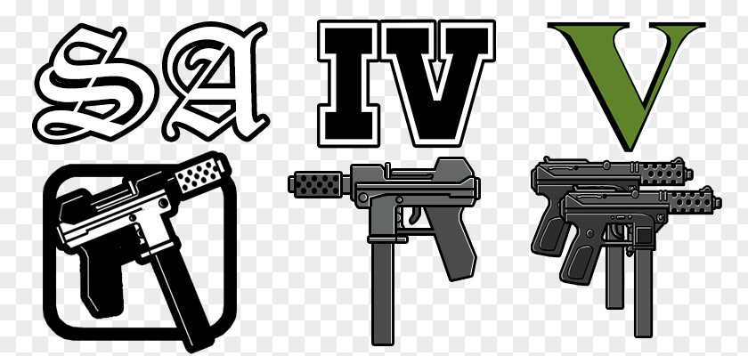 Weapon Grand Theft Auto: San Andreas Auto V III IV Firearm PNG