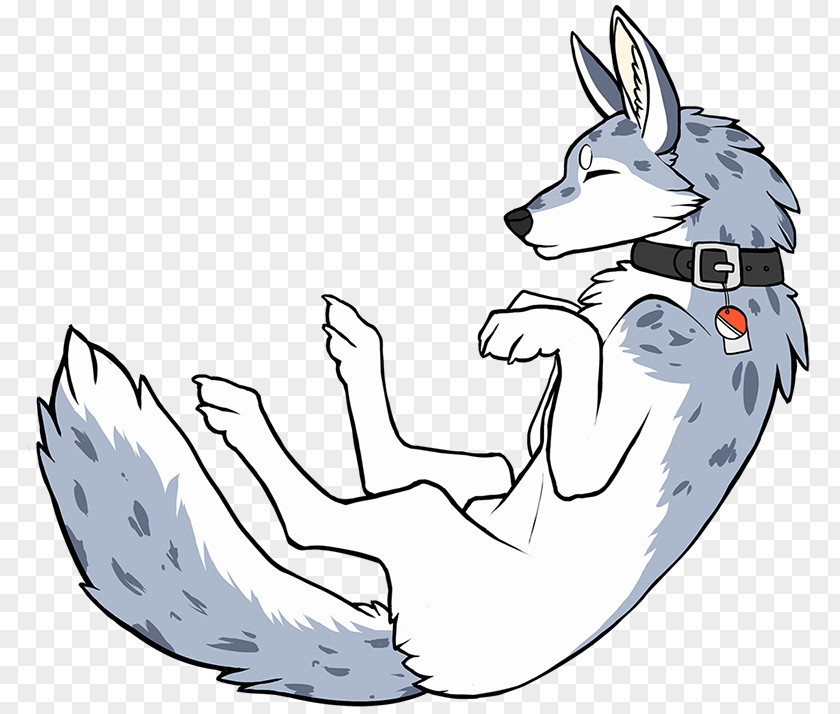 Floating Gift Canidae Dog Line Art Cartoon Clip PNG