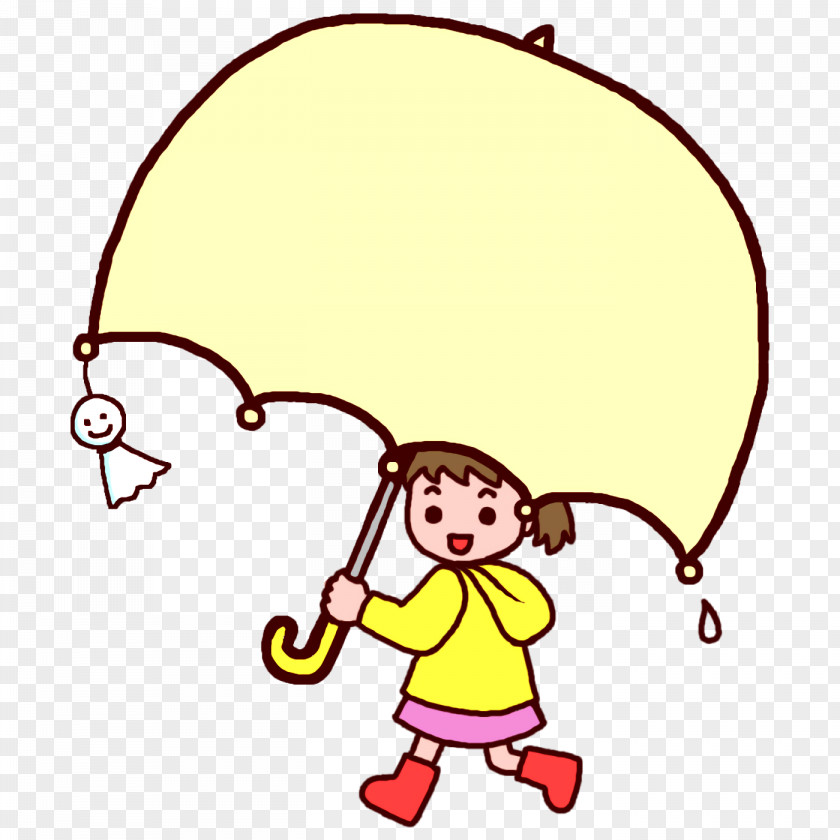 June East Asian Rainy Season Blog Cartoon 社内報 PNG