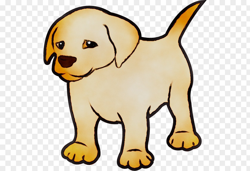 Labrador Retriever Puppy Dog Breed Clip Art PNG