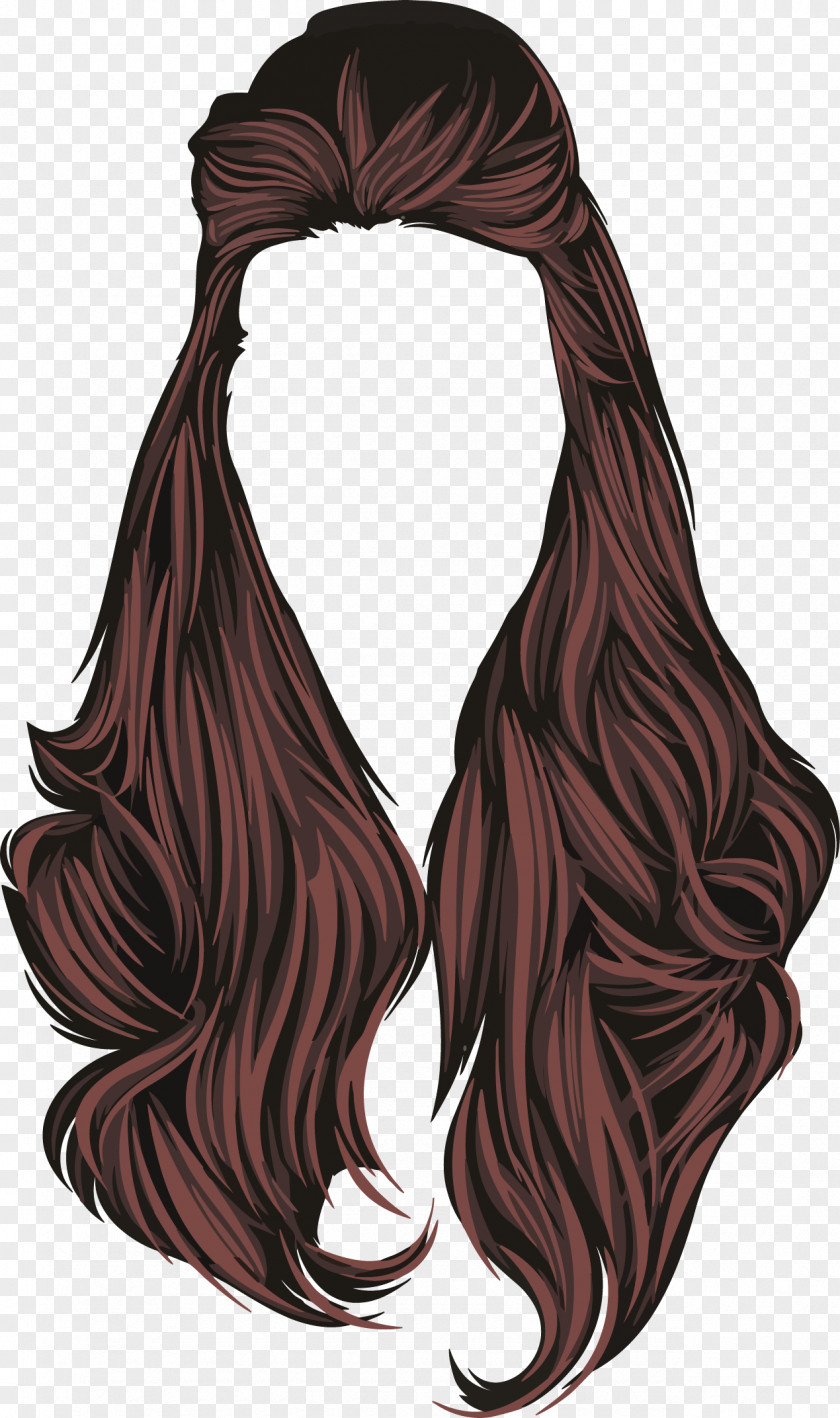Vector Hairstyle Adobe Illustrator Hair Drawing Tutorial PNG
