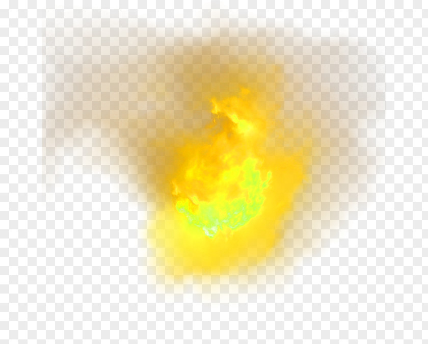 Yellow Flame Smoke Effect Element PNG flame smoke effect element clipart PNG