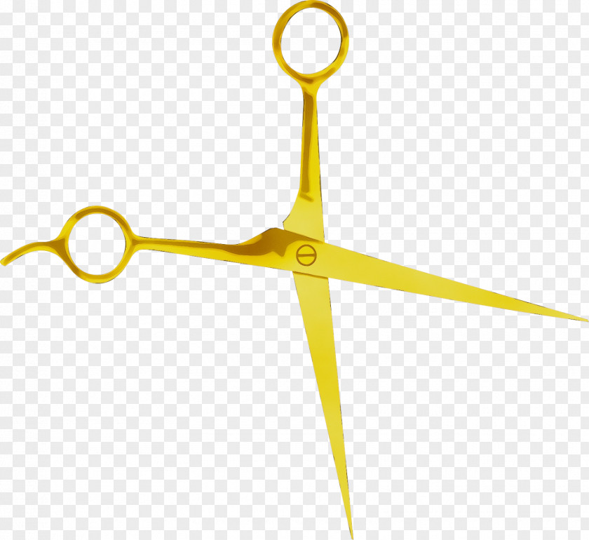Clothes Hanger Yellow Line PNG