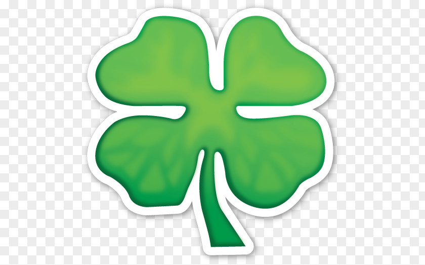 Clover Background Emojipedia Sticker Sign Emoticon PNG