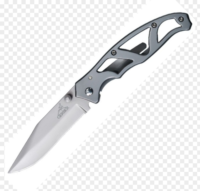 Gerber Pocketknife Gear Blade Drop Point PNG