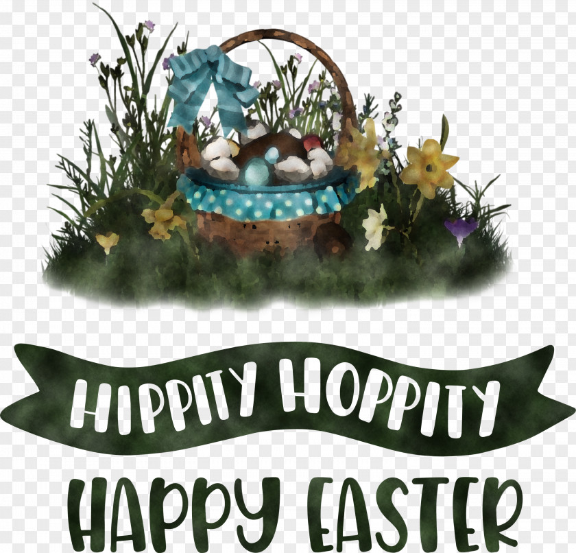 Hippy Hoppity Happy Easter Day PNG