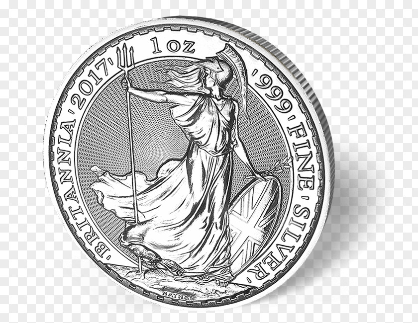 Silver Coin Britannia Bullion PNG