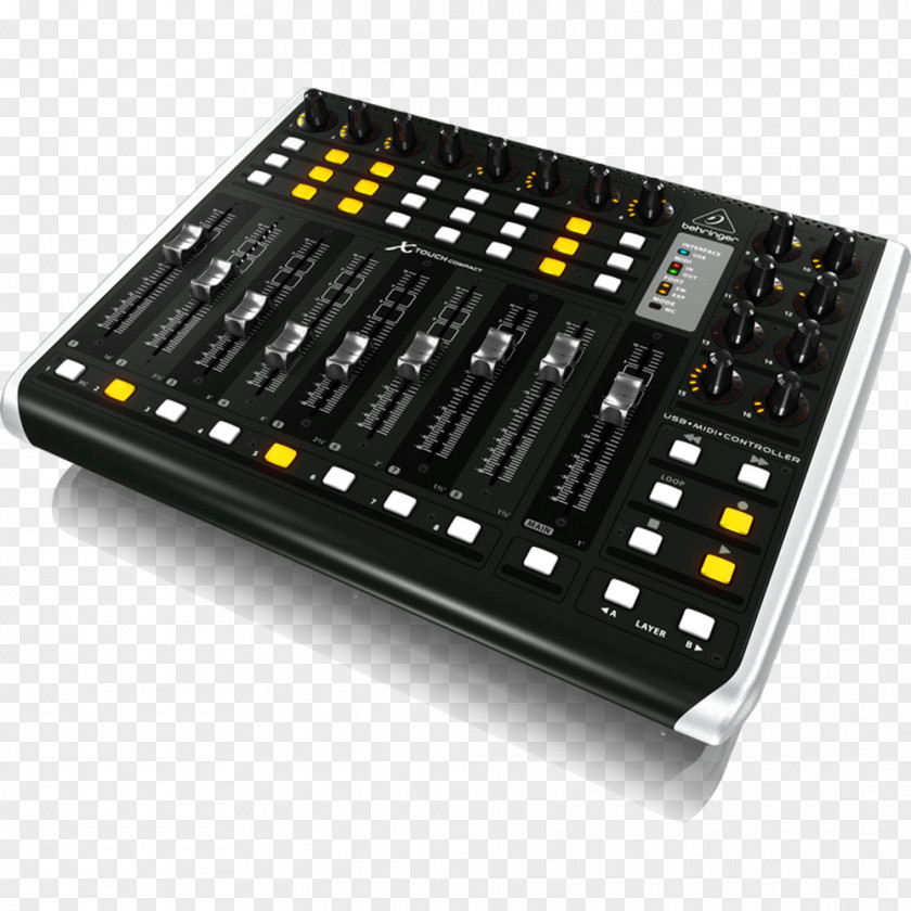 USB Behringer X-Touch Compact MIDI Controllers PNG