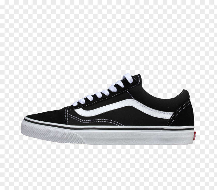 White Van Vans Old Skool Sneakers Skate Shoe PNG