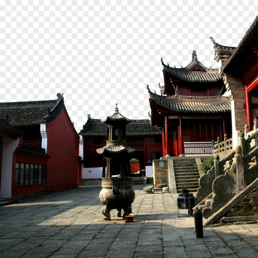 Wudang Grinding Well Chunyang Palace Mountains Zixiao Daoist Temple Taoism PNG