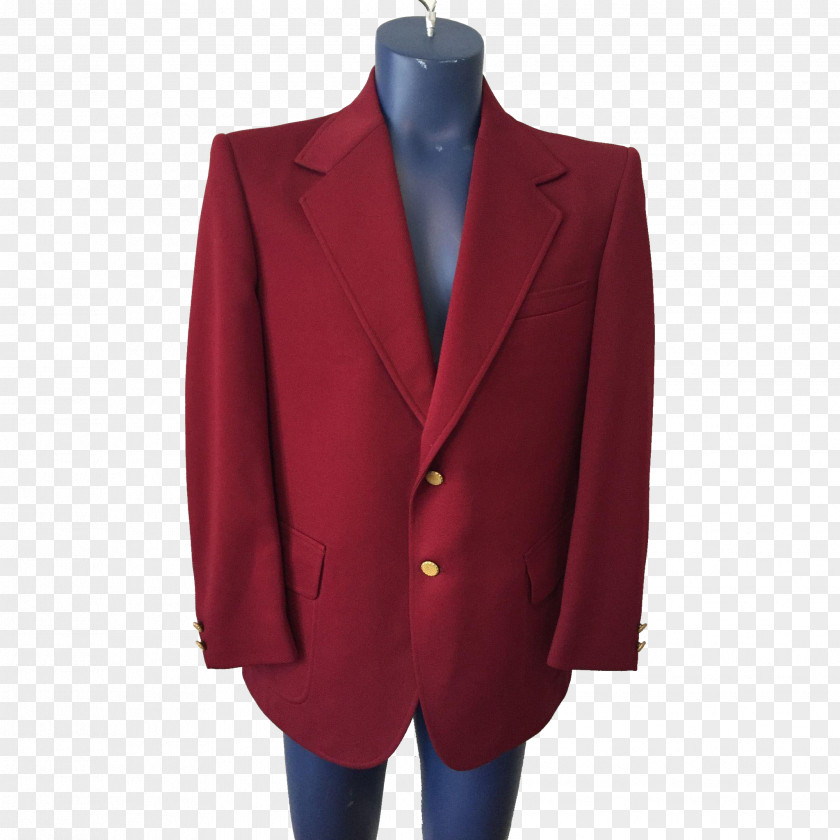 Blazer Jacket Button Sleeve Outerwear PNG