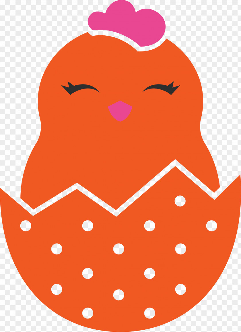 Chick In Eggshell Easter Day Adorable PNG