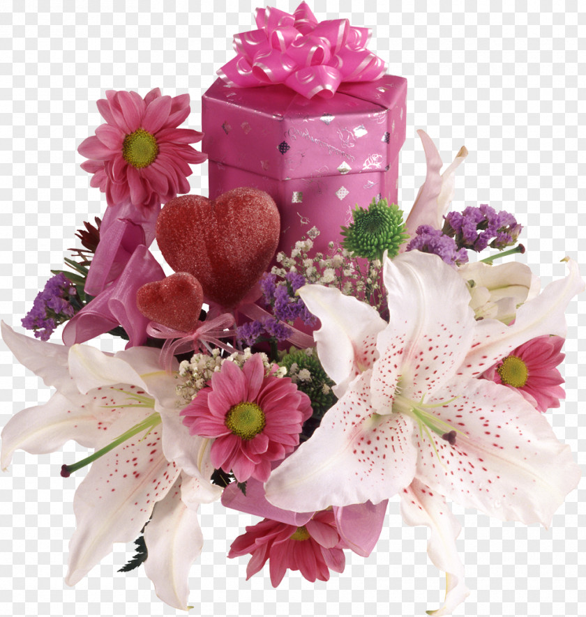 Happy Spring Flower Bouquet Lilium Photography PNG
