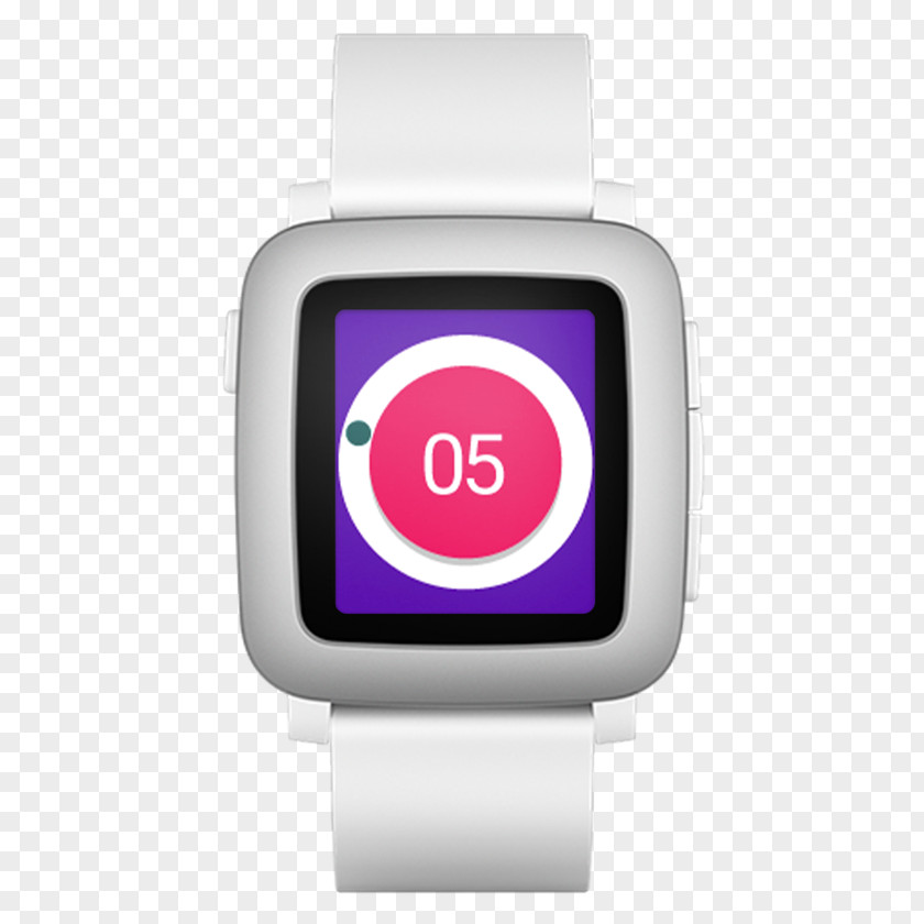 Watch Pebble Time Smartwatch 2+ Heart Rate PNG