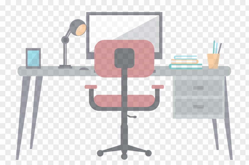 Chair Output Device Office Table Furniture Desk Line PNG