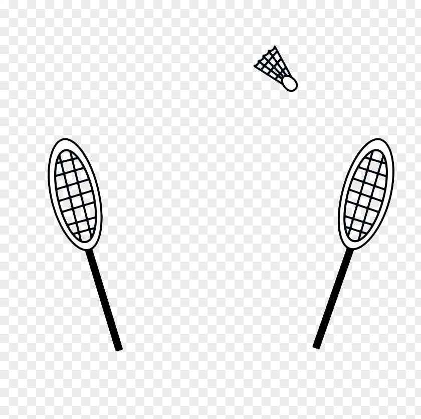 Hand-painted Badminton Shuttlecock Badmintonracket Stock Photography PNG