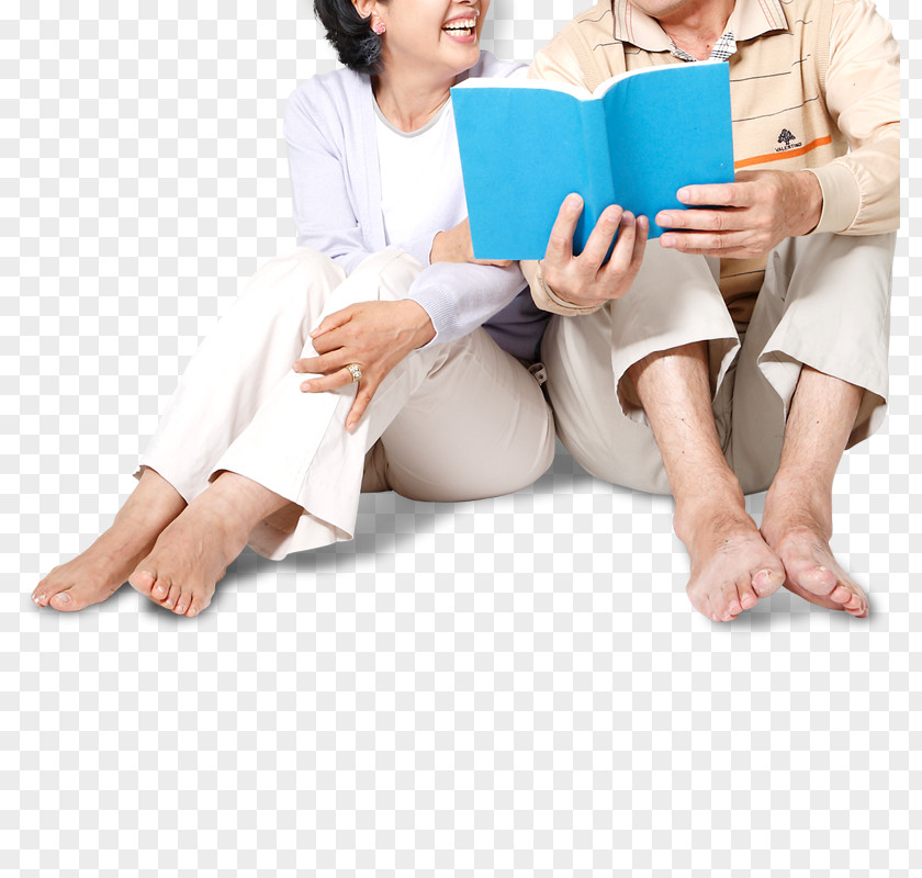 Parents Reading Old Age Happiness Homo Sapiens Family PNG