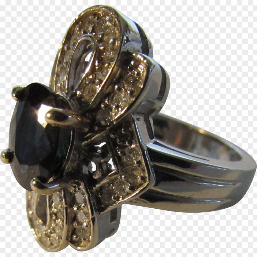 Ring Gold Diamond Carat Sapphire PNG