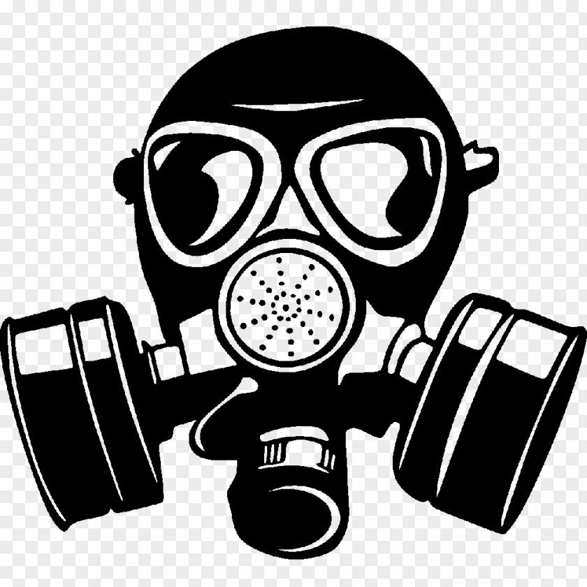 Gas Mask T-shirt Stock Photography PNG