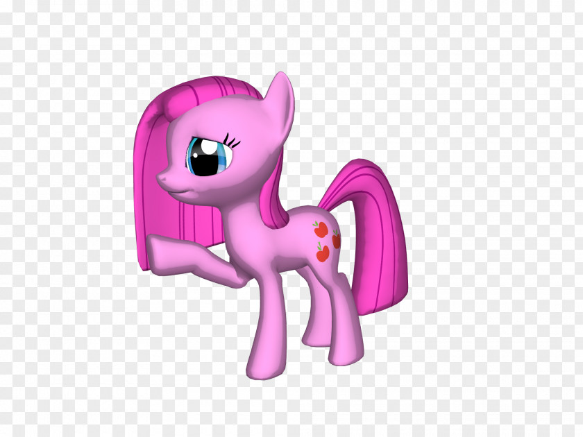 Horse Figurine Pink M Character Clip Art PNG