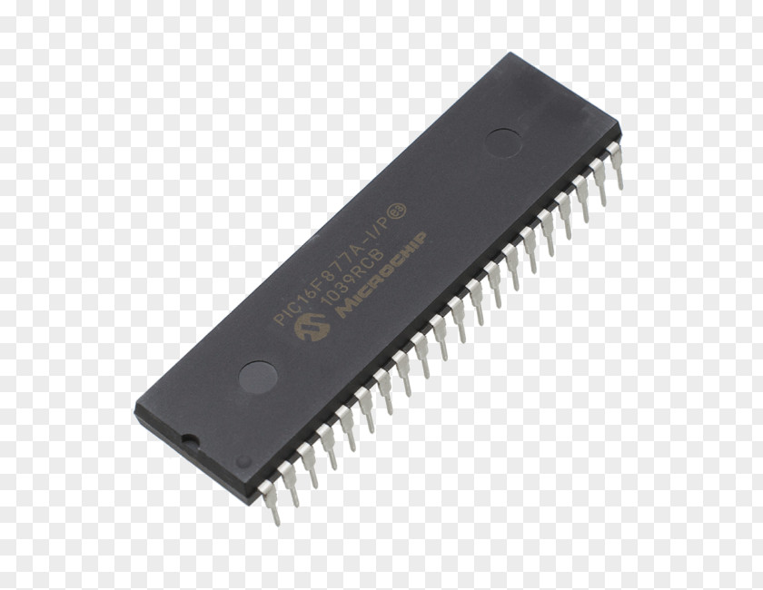 Microcontroller PIC 16F877 Electronics Flash Memory PNG