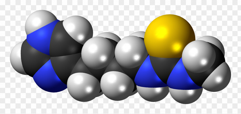 Secretion Space-filling Model Octane Ball-and-stick Burimamide Molecule PNG