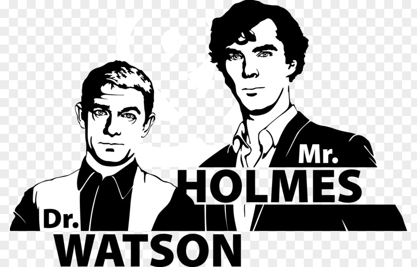 Sherlock Dr. John Watson Holmes Mycroft Professor Moriarty PNG