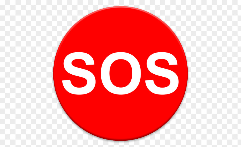 SOS Stop Sign Clip Art PNG