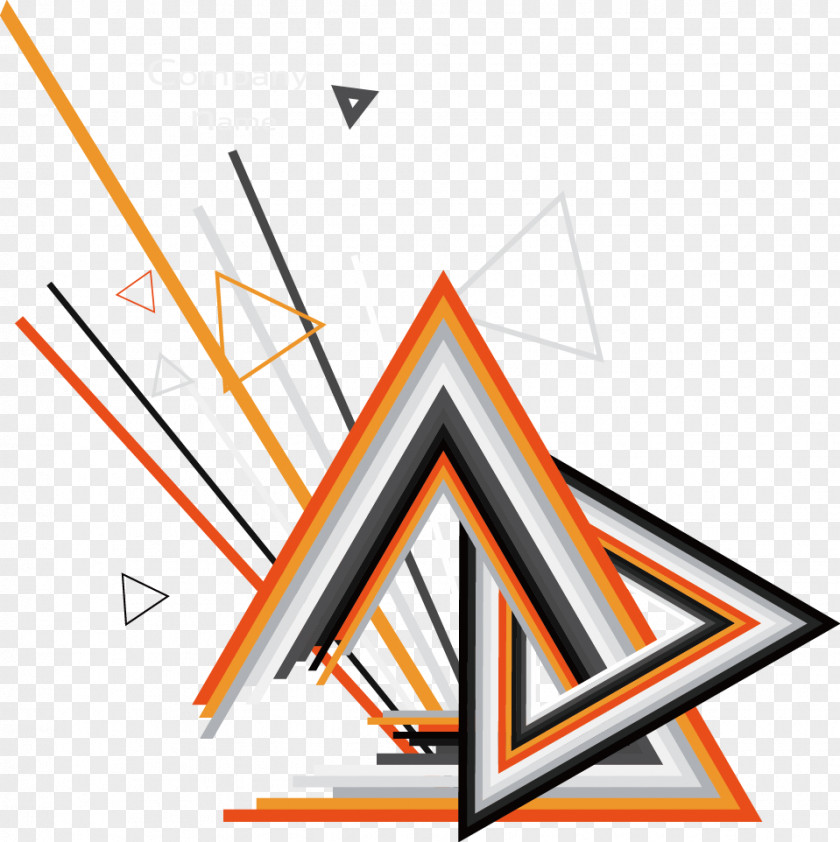 Abstract Geometric Triangle Blocks Lines Geometry PNG