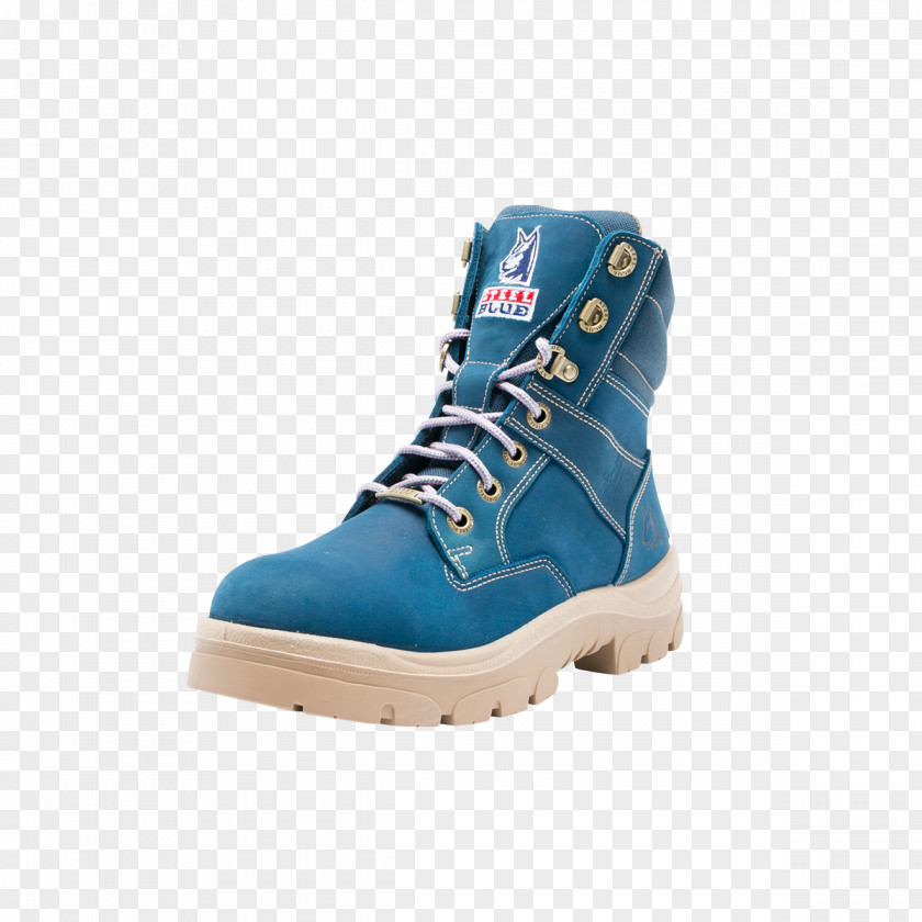 Boot Steel-toe Blue Shoe Workwear PNG