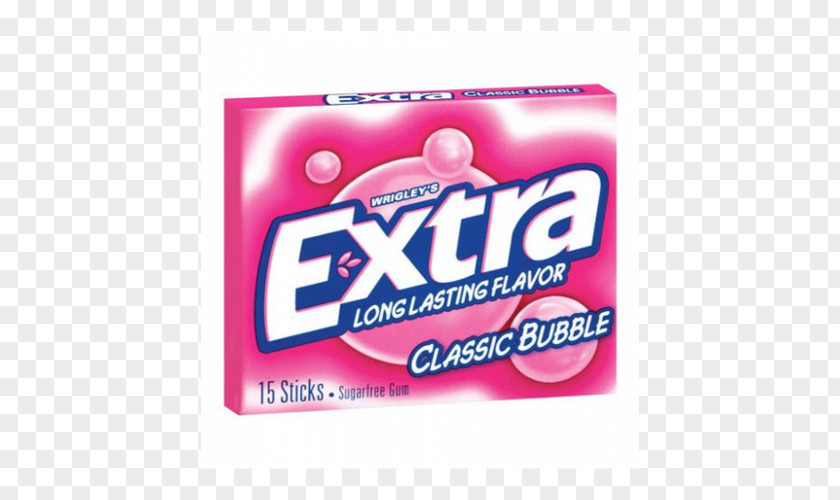 Chewing Gum Extra Bubble Wrigley Company 0 PNG