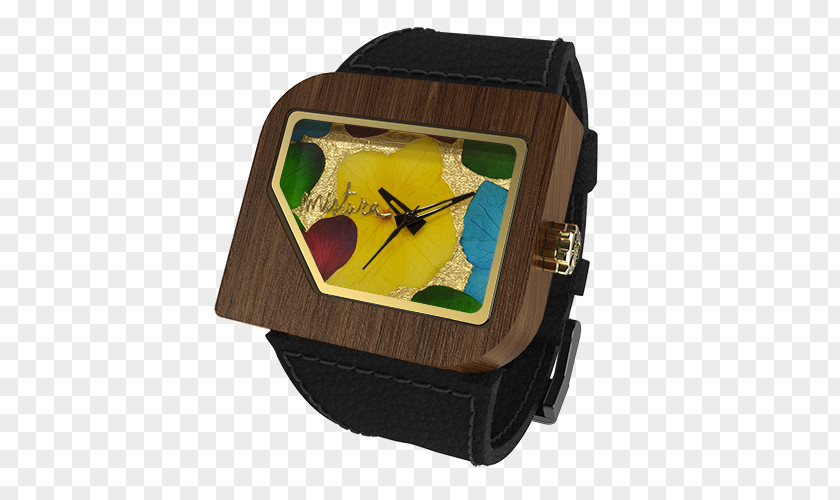 Flower Rattan Title Box Watch Wood Clock Strap Clothing PNG