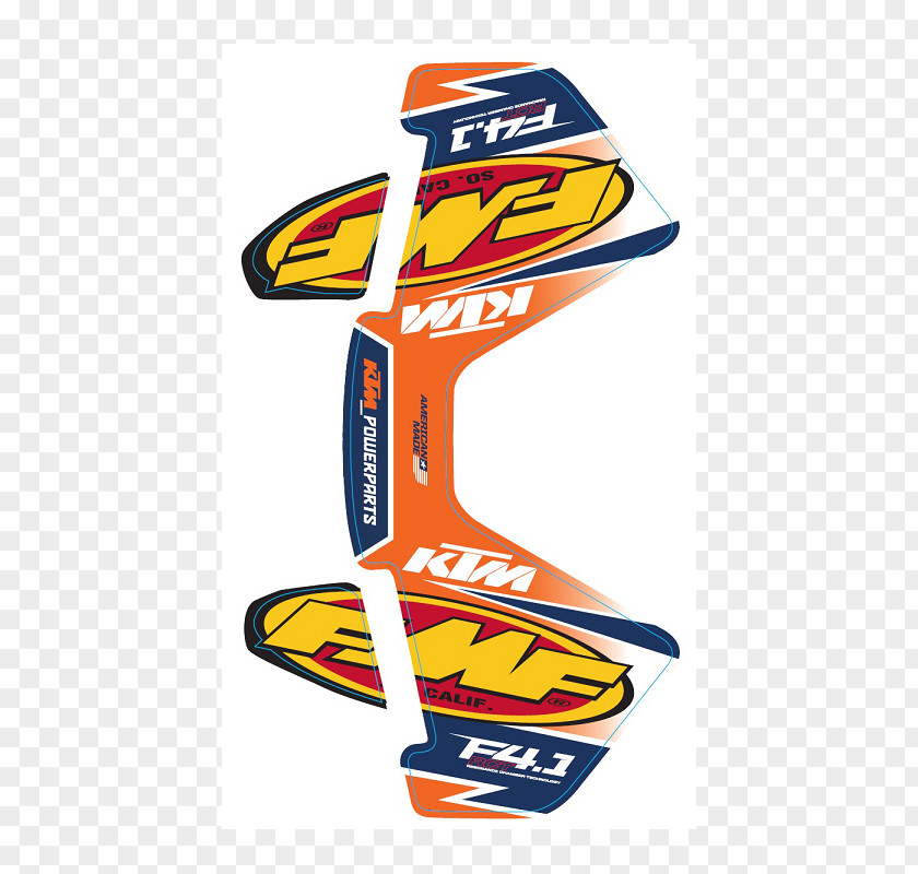 KTM Exhaust System Sticker Decal Adhesive PNG