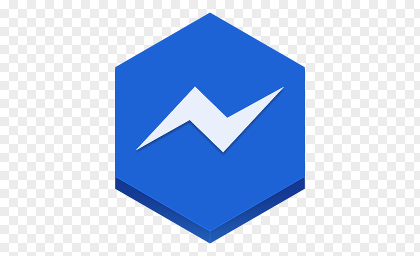 Messenger Blue Triangle Area PNG