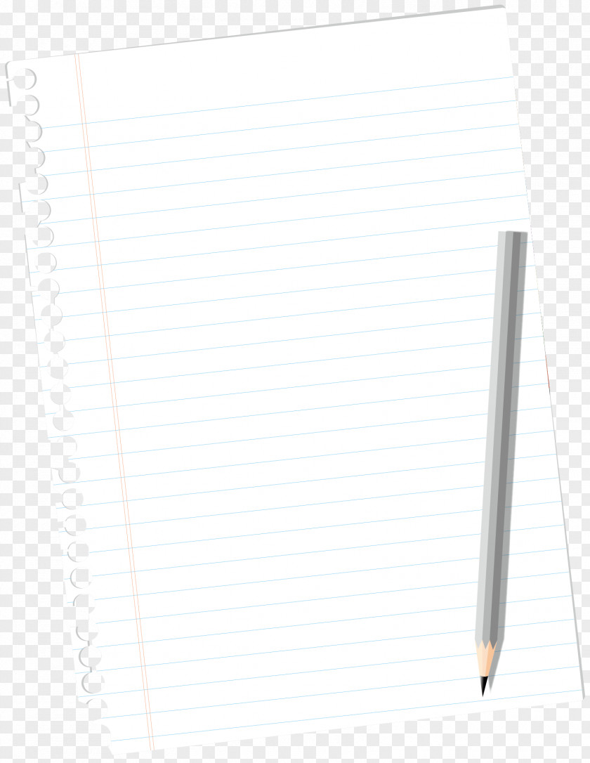 Paper And Pencil Cartoon Notebook Font PNG