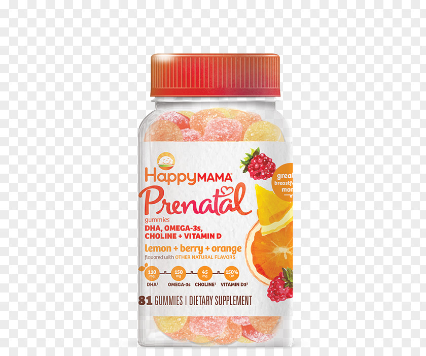 Pregnancy Dietary Supplement Happy Family Blood Orange Prenatal Vitamins Juice PNG