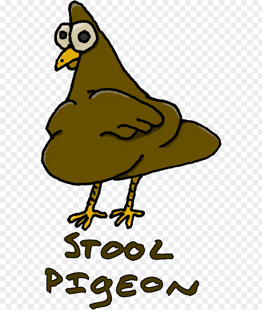 Yellow Cartoon Bird PNG