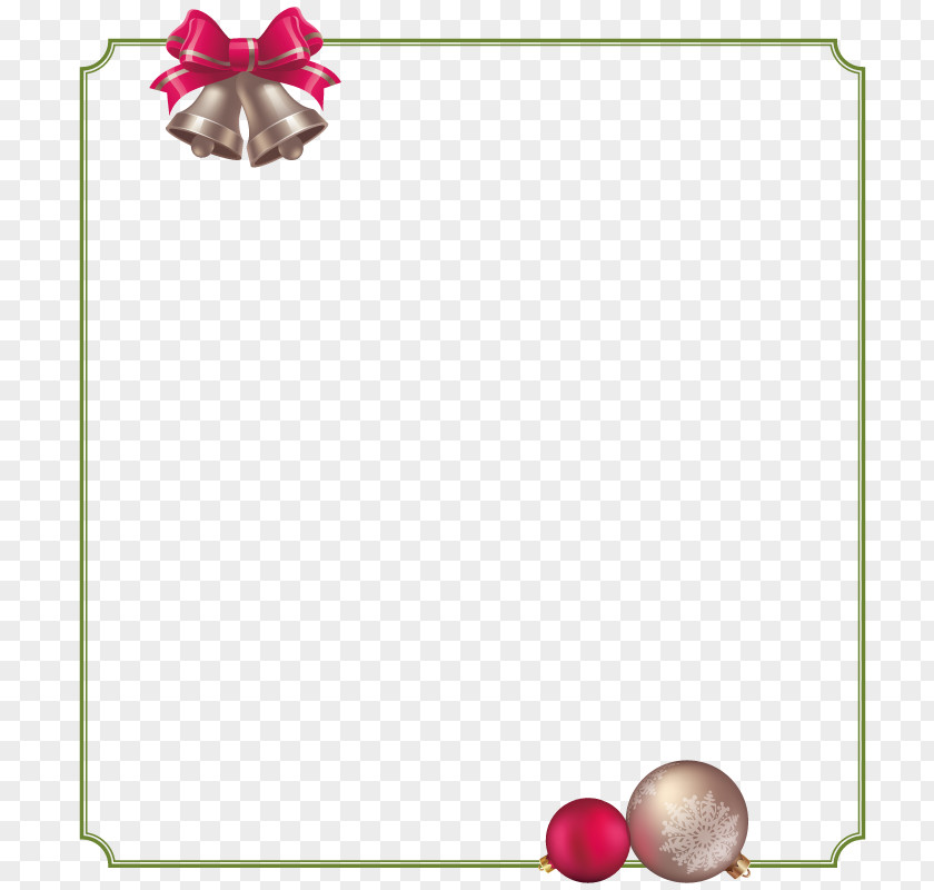 Bell Decorative Square Frame Wedding Invitation Easter Paper Party Christmas PNG