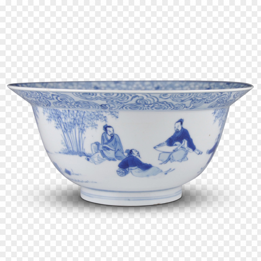 Cup Ceramic Blue And White Pottery Bowl Tableware Porcelain PNG